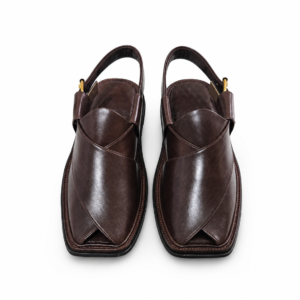 Double Shade Brown Peshawari Chappal