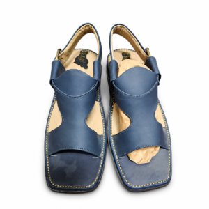 Navy Blue Modern Peshawari Chappal